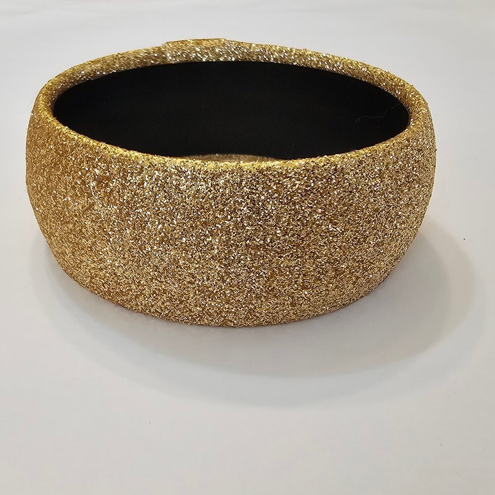 Gold Glitter Bangle Bracelet